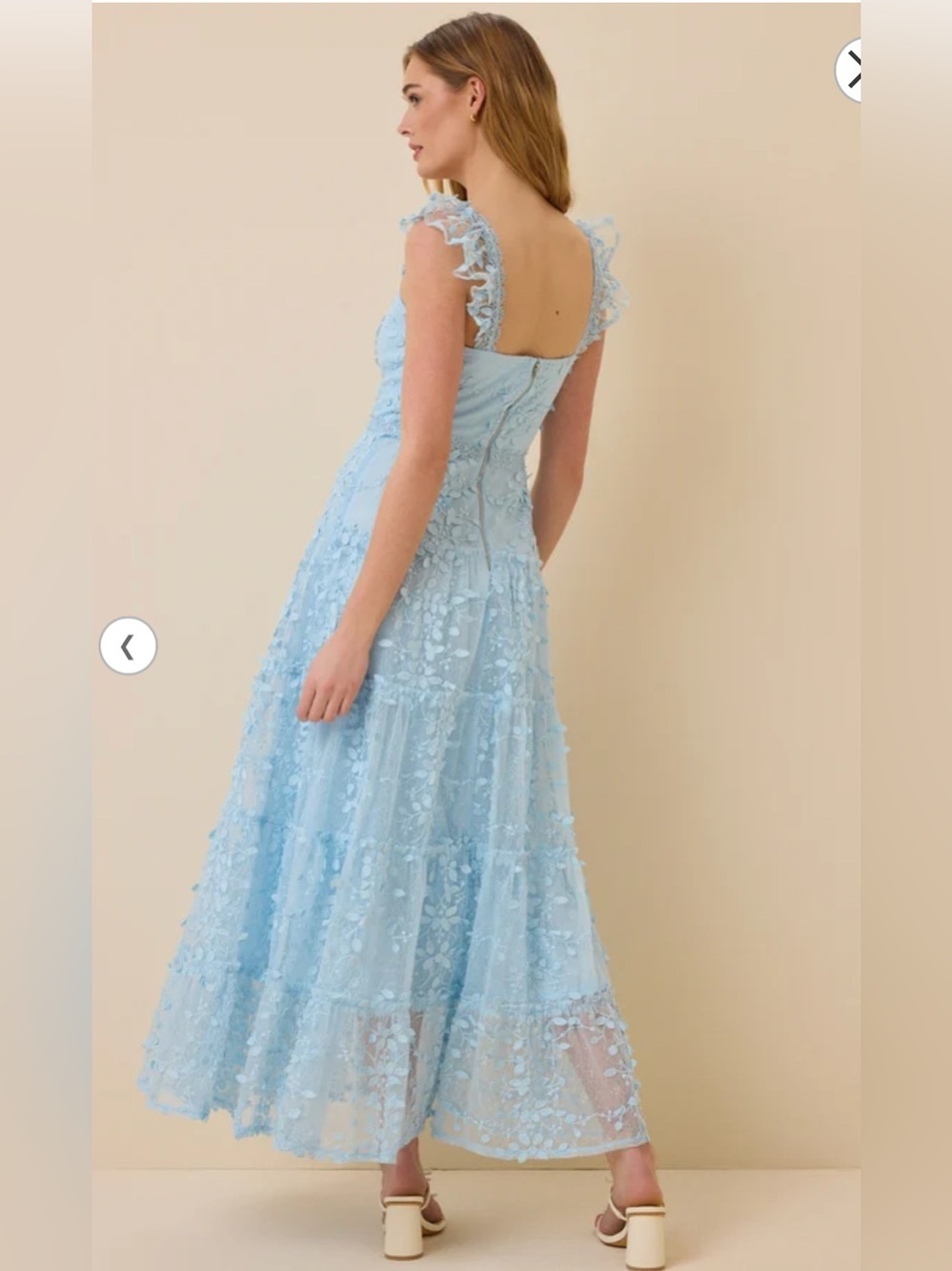 Altar’d State Kallie Lace Tiered Maxi Dress - Picture 5 of 6